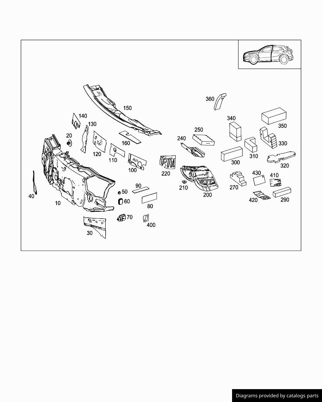 Car part diagram