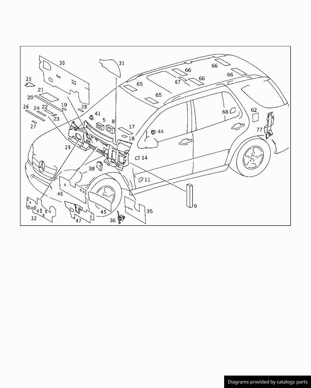 Car part diagram