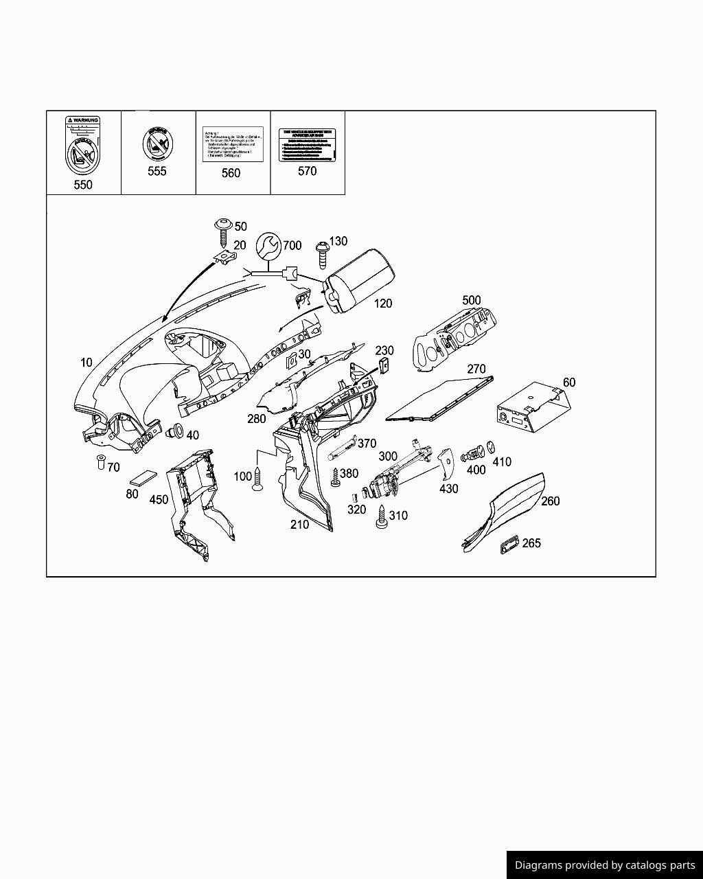 Car part diagram
