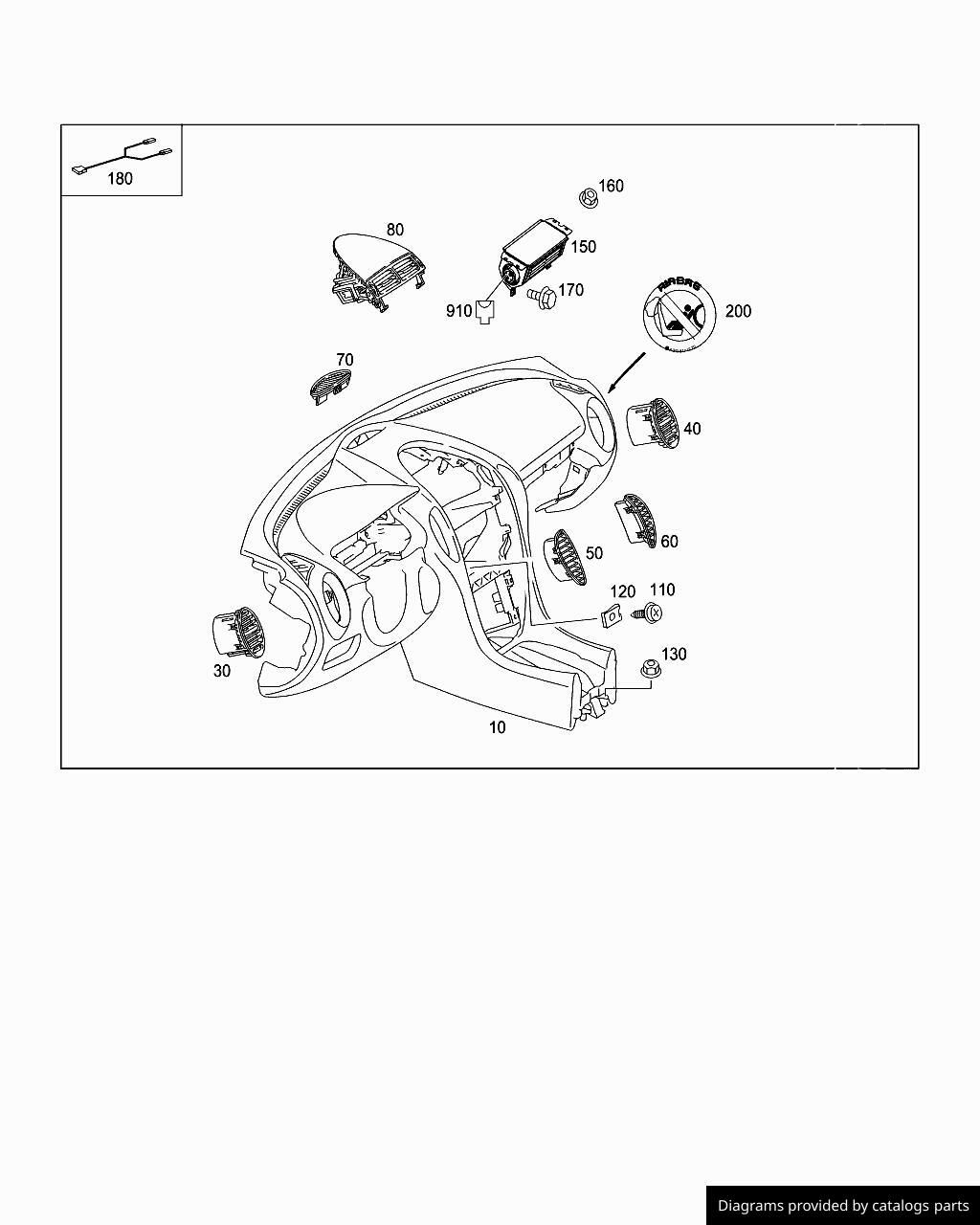 Car part diagram