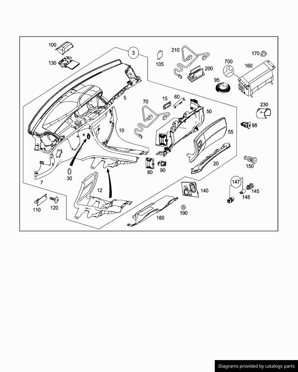 Car part diagram
