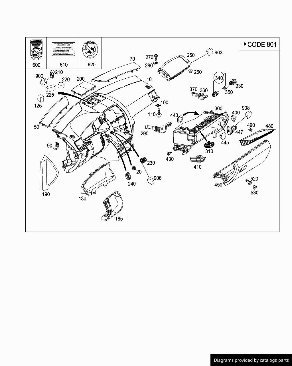 Car part diagram