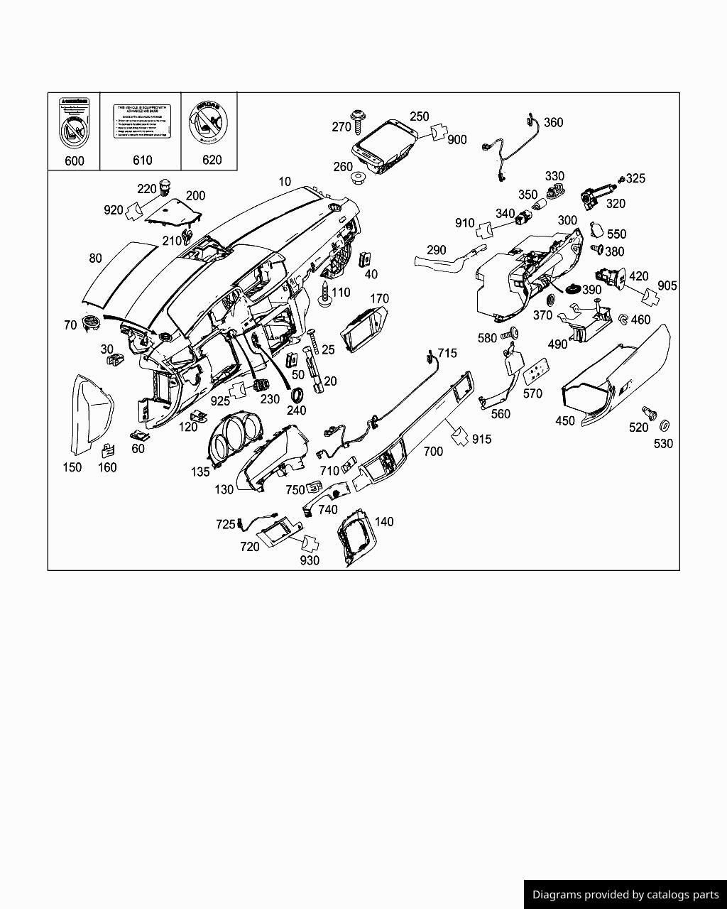 Car part diagram