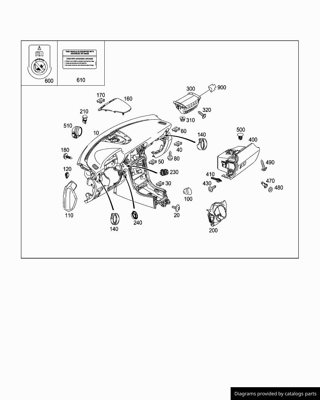 Car part diagram