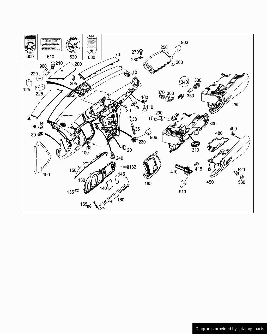 Car part diagram