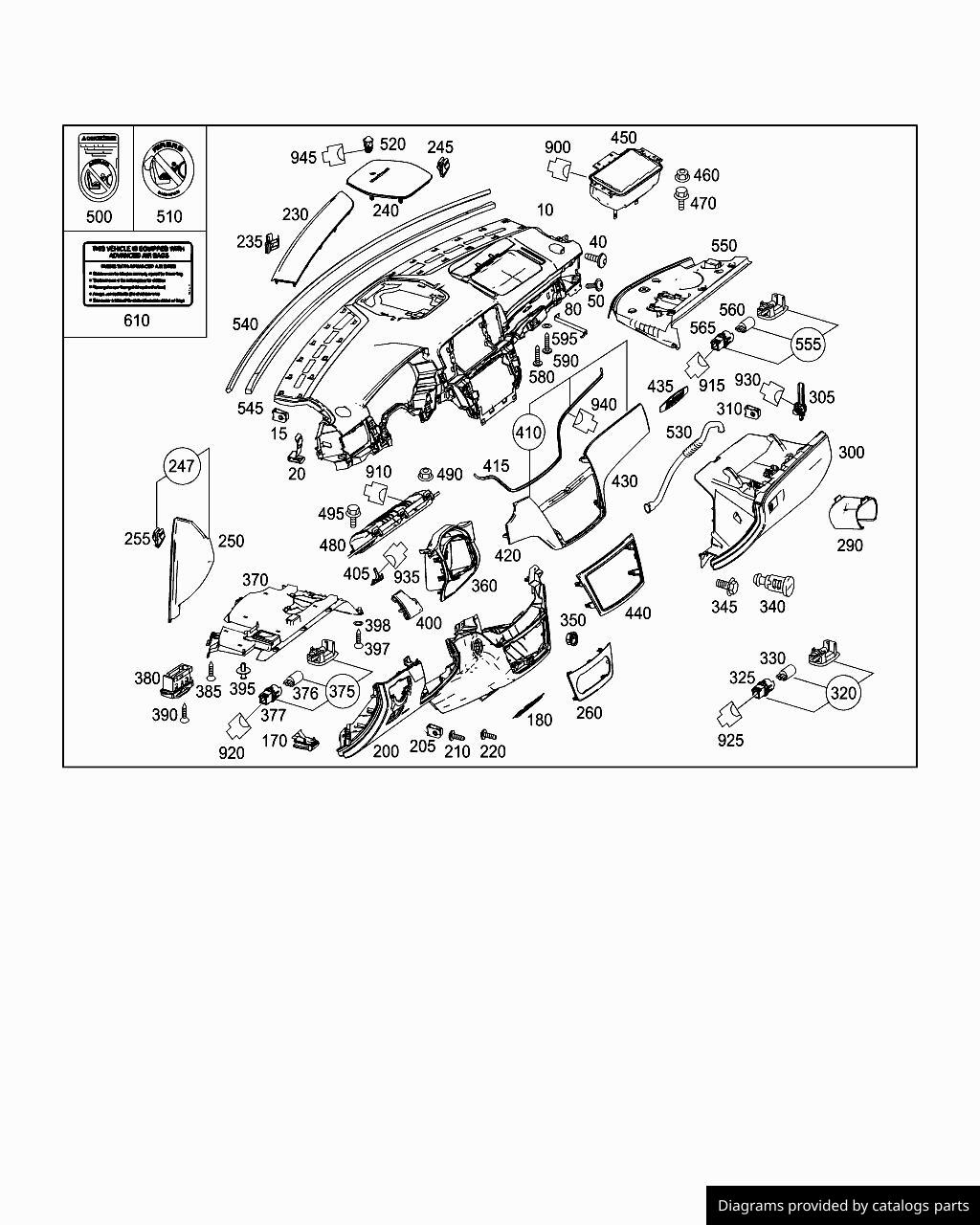 Car part diagram