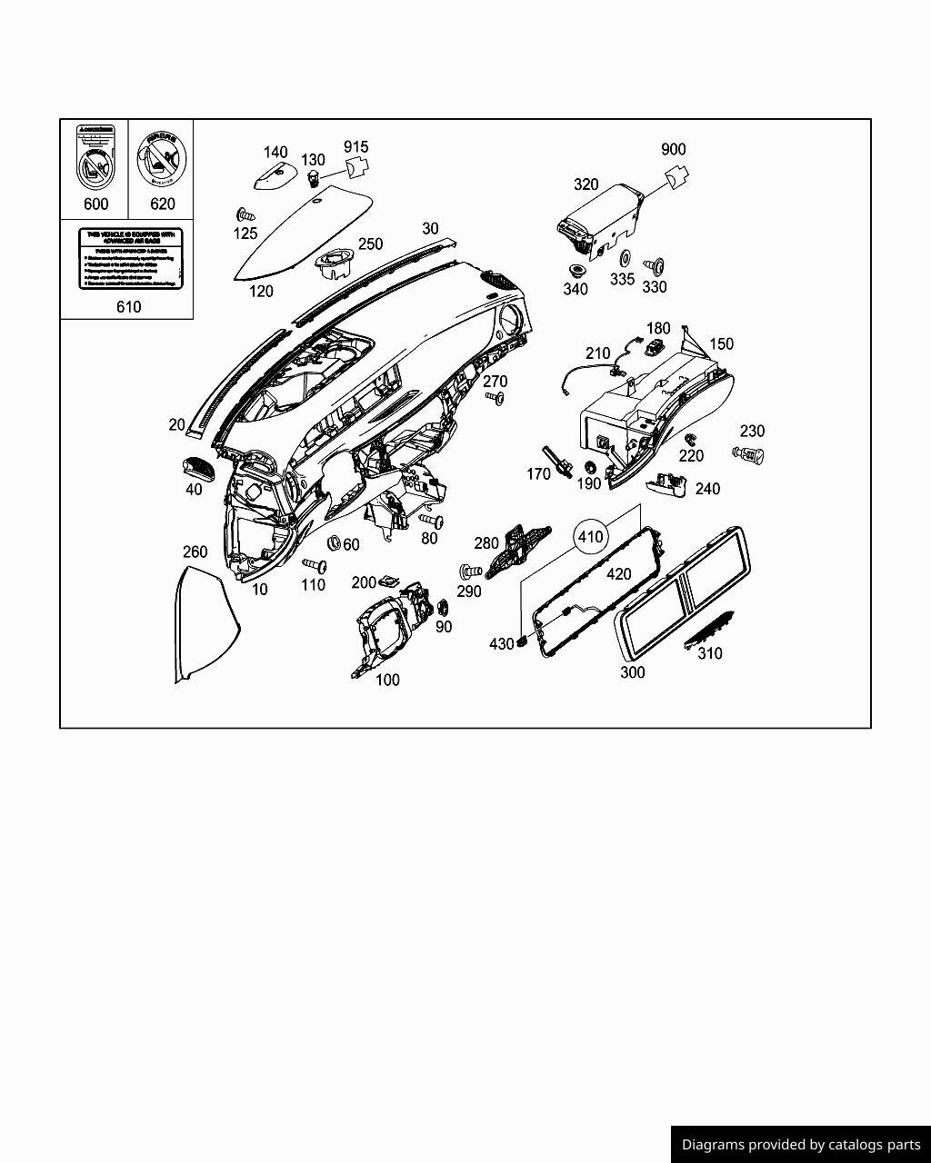 Car part diagram