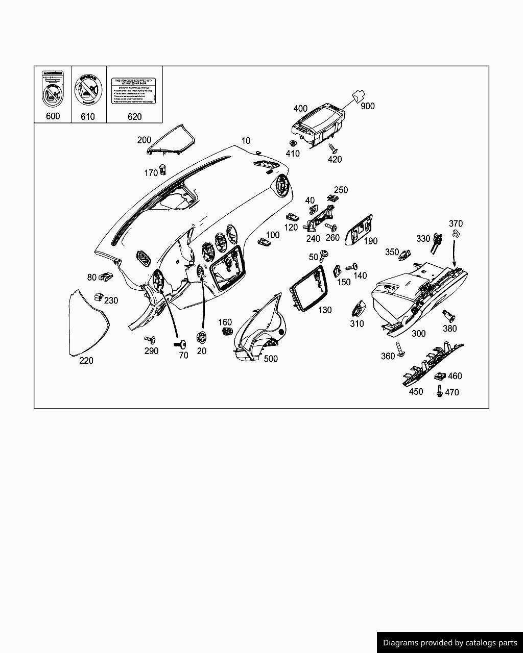 Car part diagram