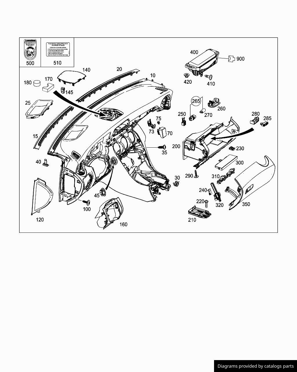 Car part diagram
