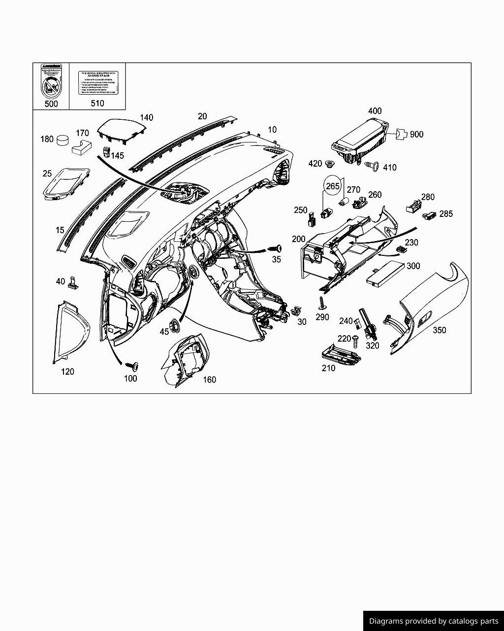 Car part diagram