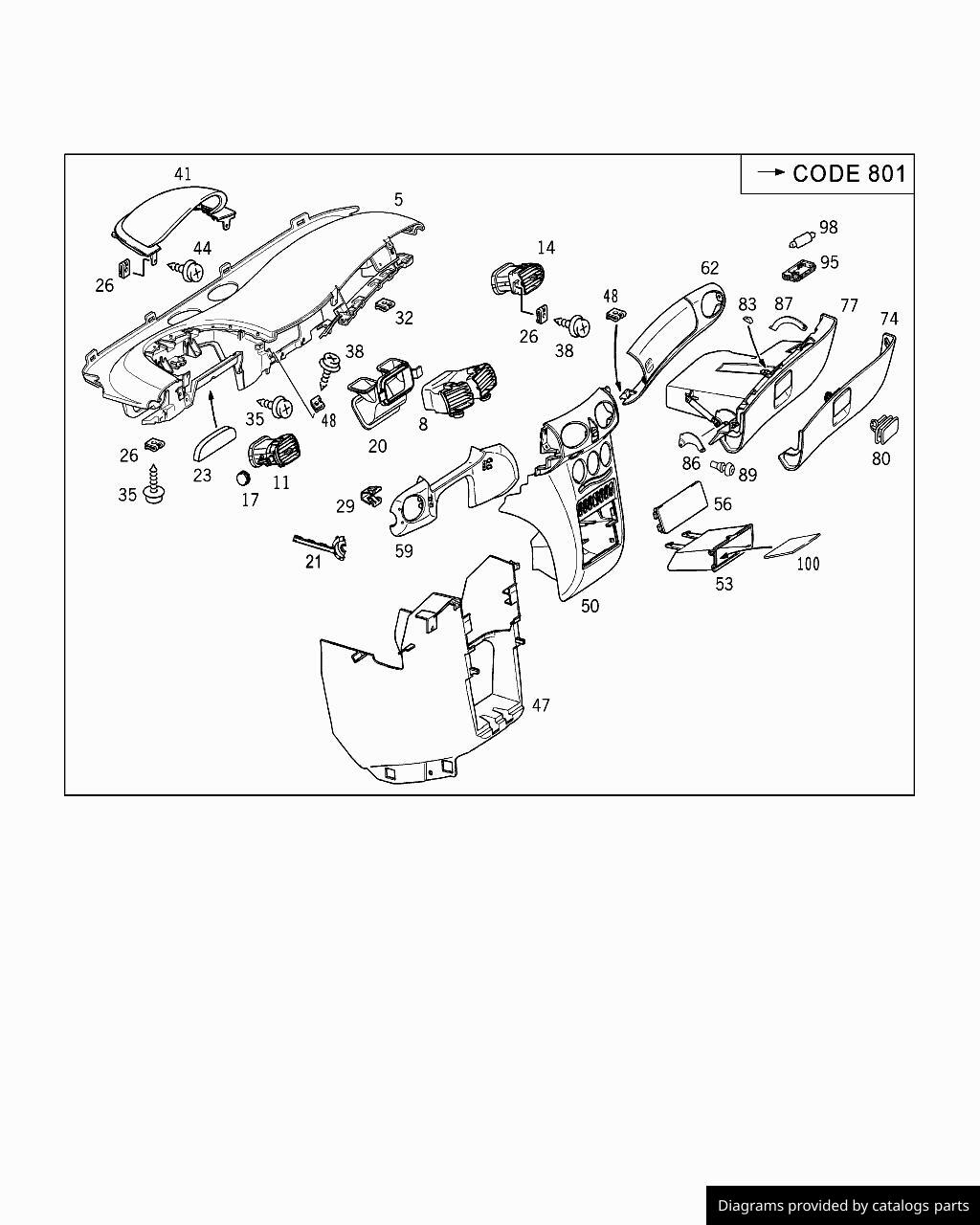 Car part diagram