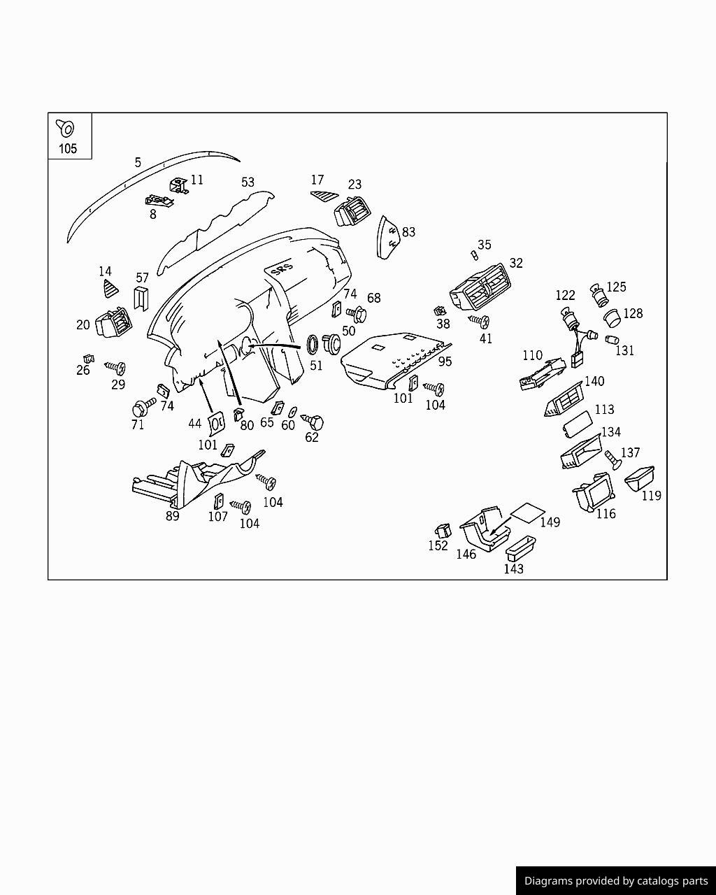 Car part diagram