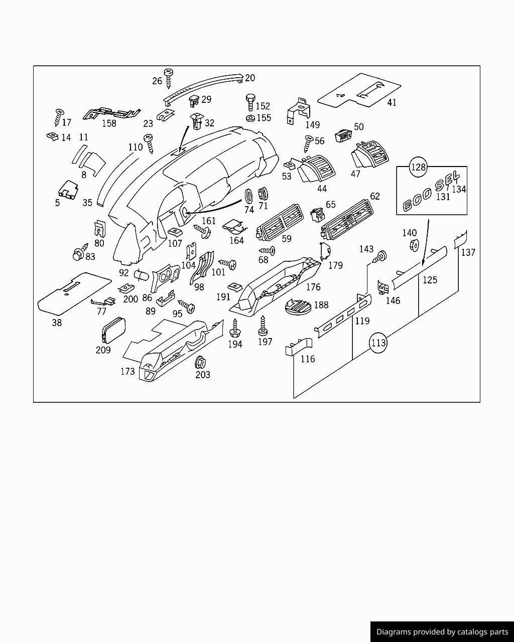 Car part diagram