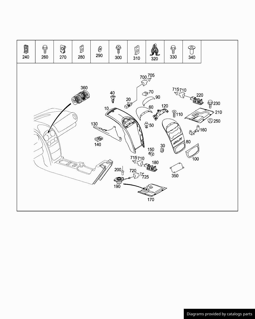 Car part diagram