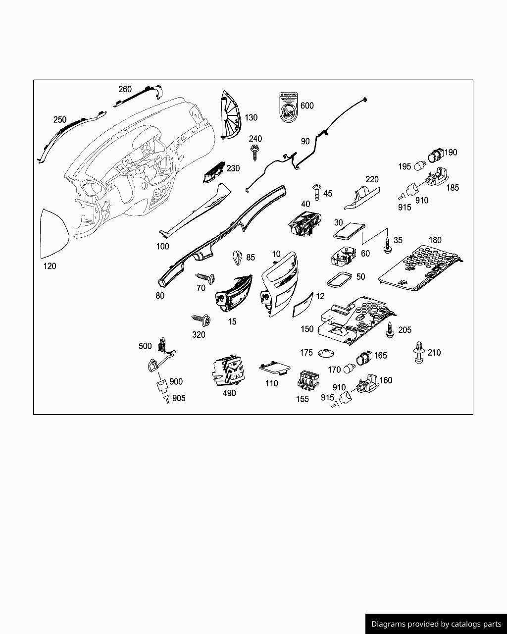 Car part diagram