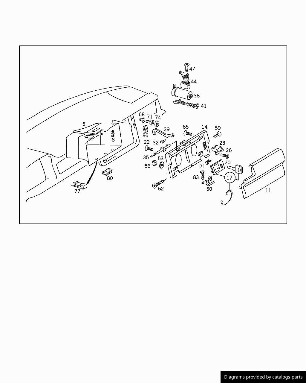 Car part diagram