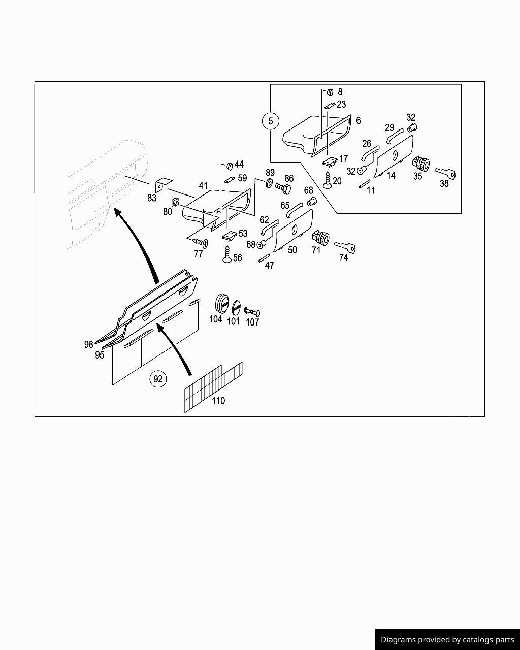 Car part diagram