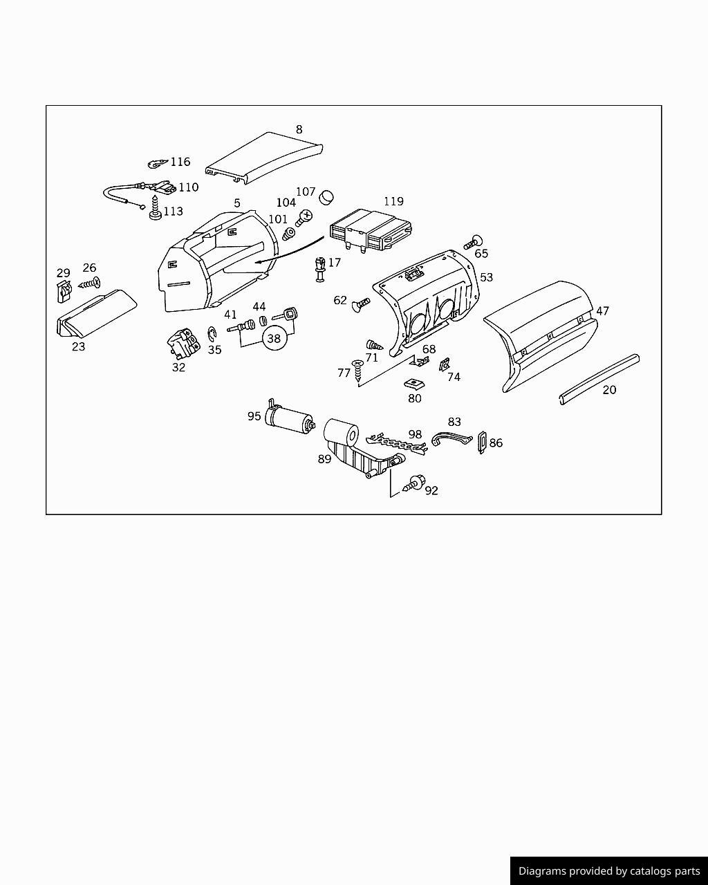 Car part diagram