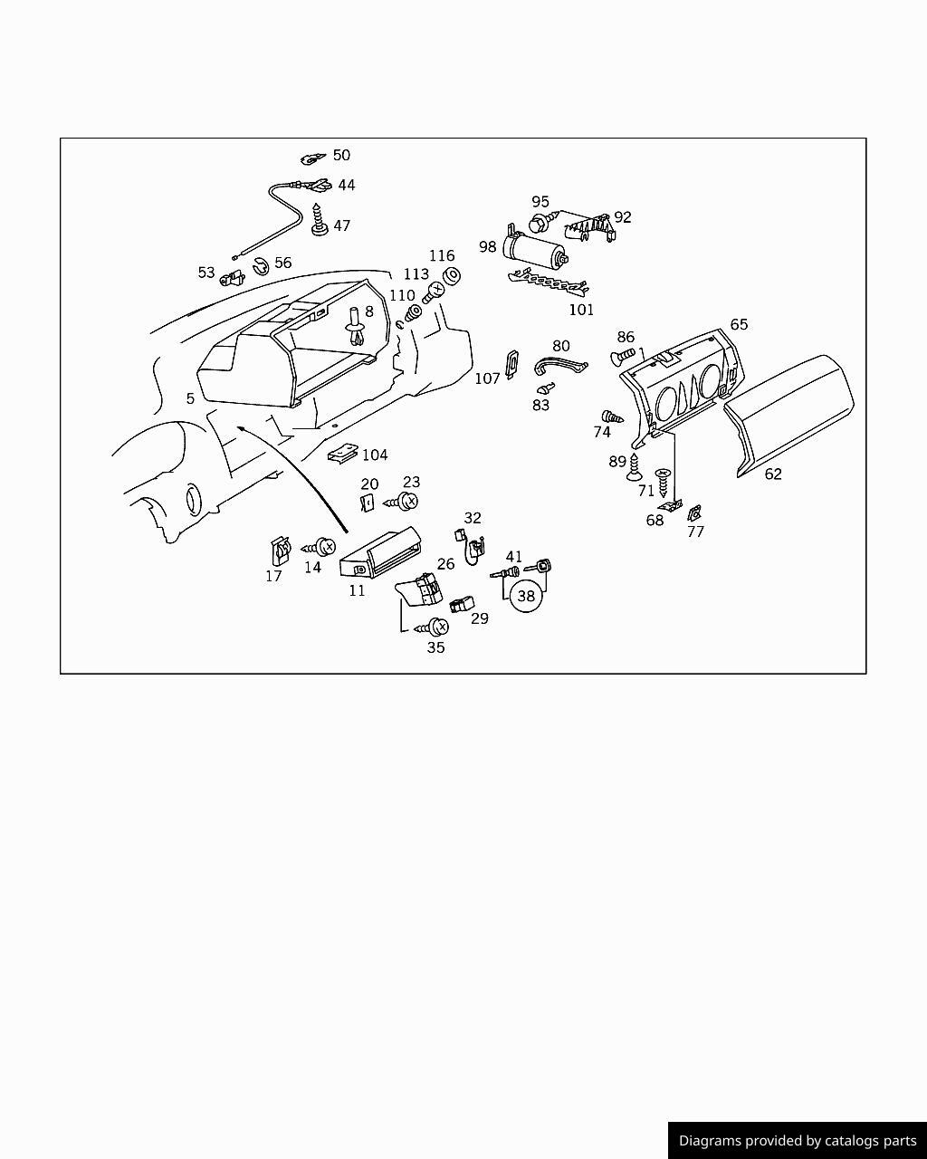Car part diagram