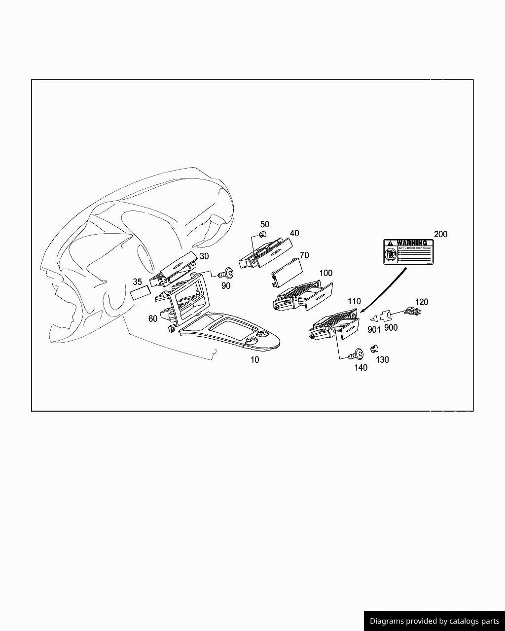 Car part diagram