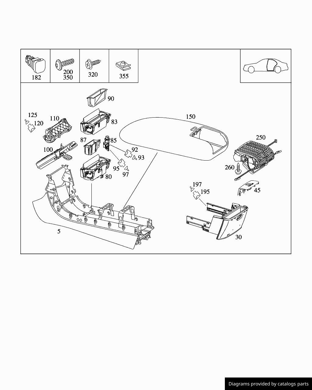 Car part diagram