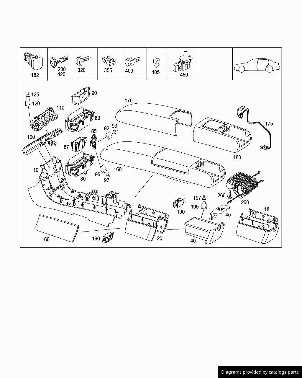 Car part diagram