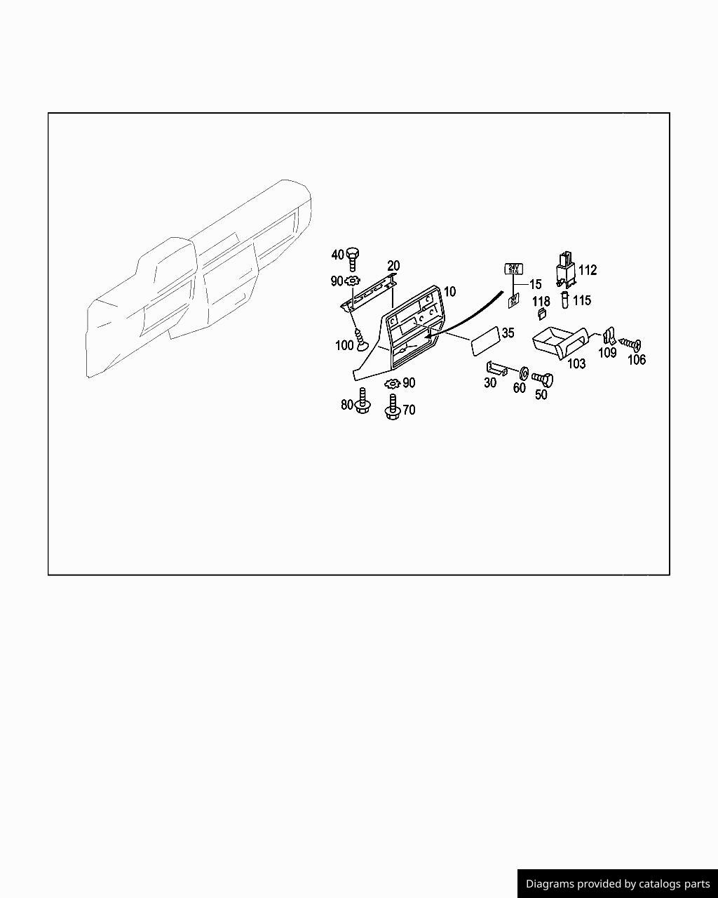 Car part diagram