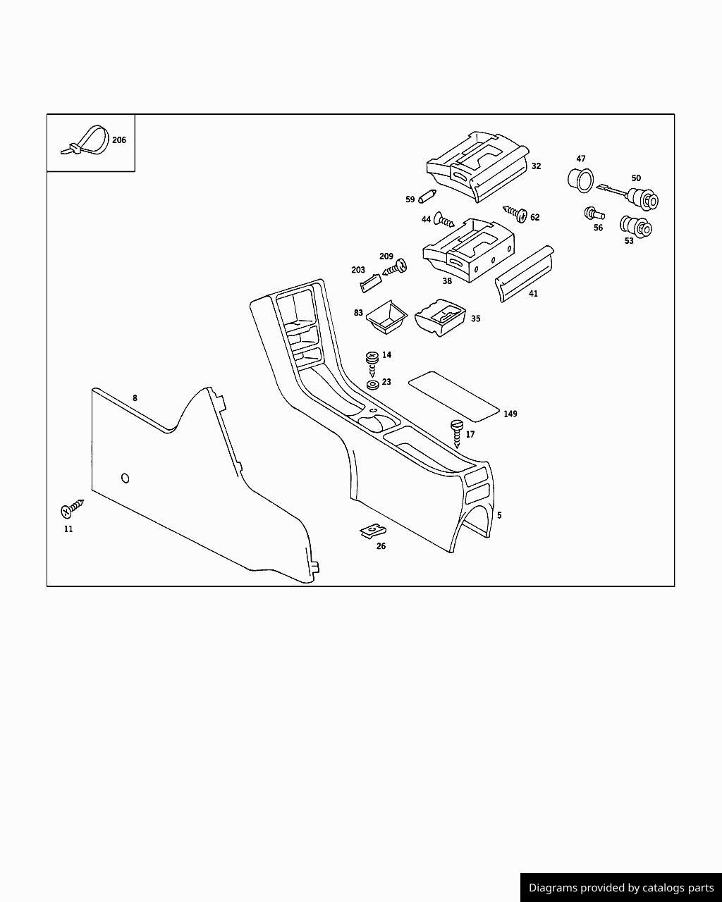 Car part diagram