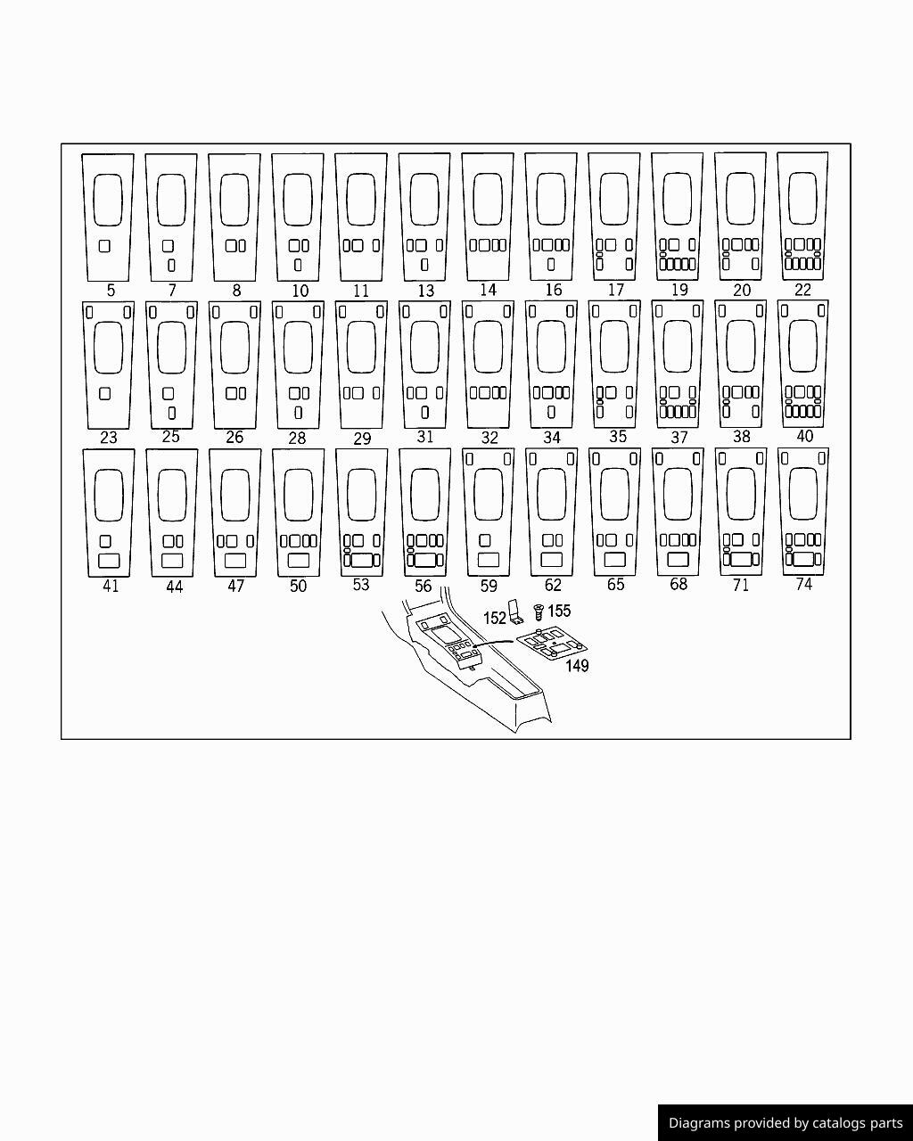 Car part diagram