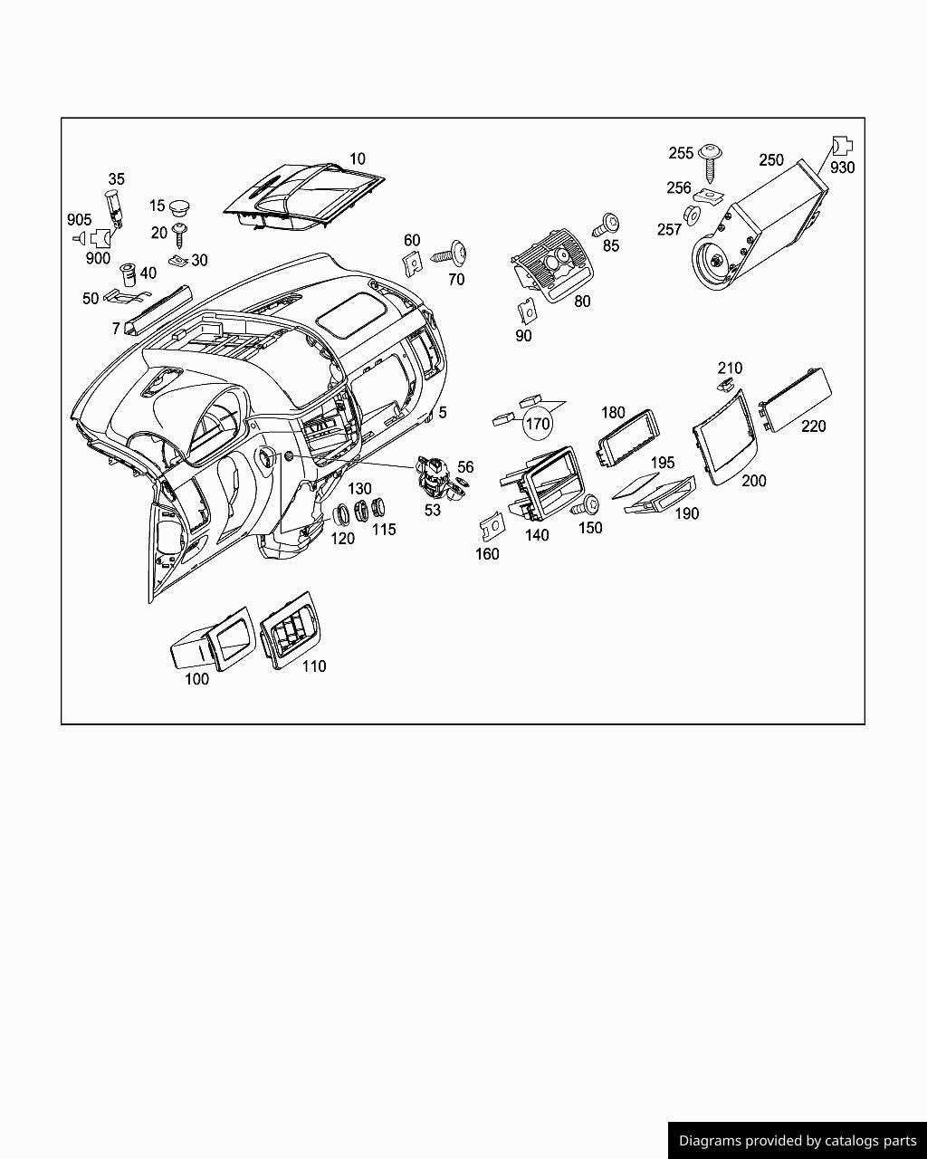 Car part diagram