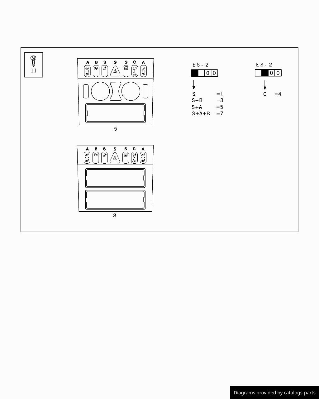 Car part diagram