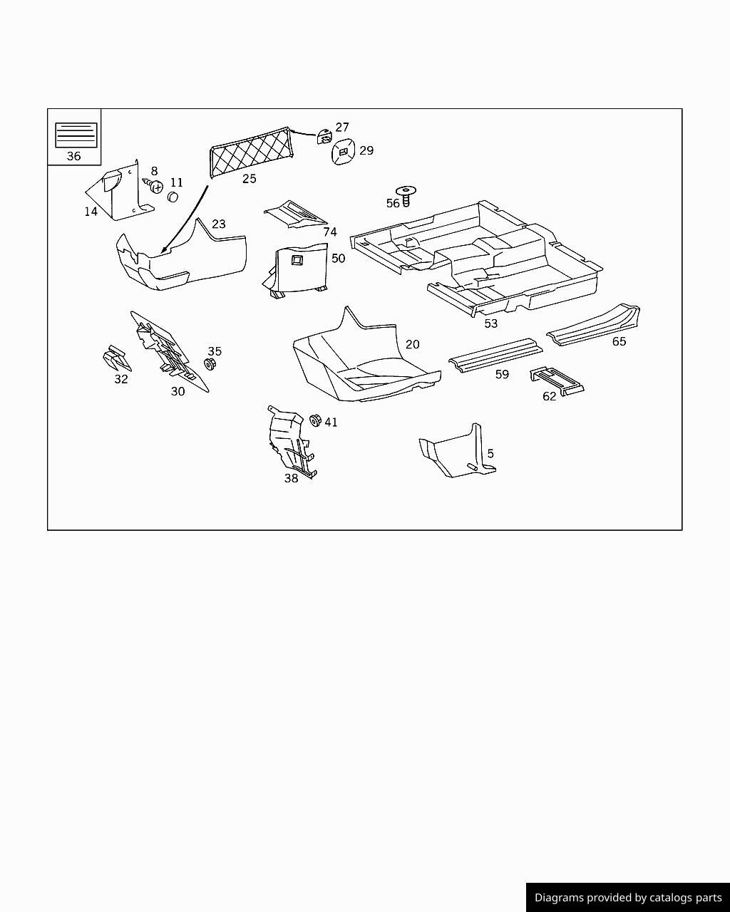 Car part diagram