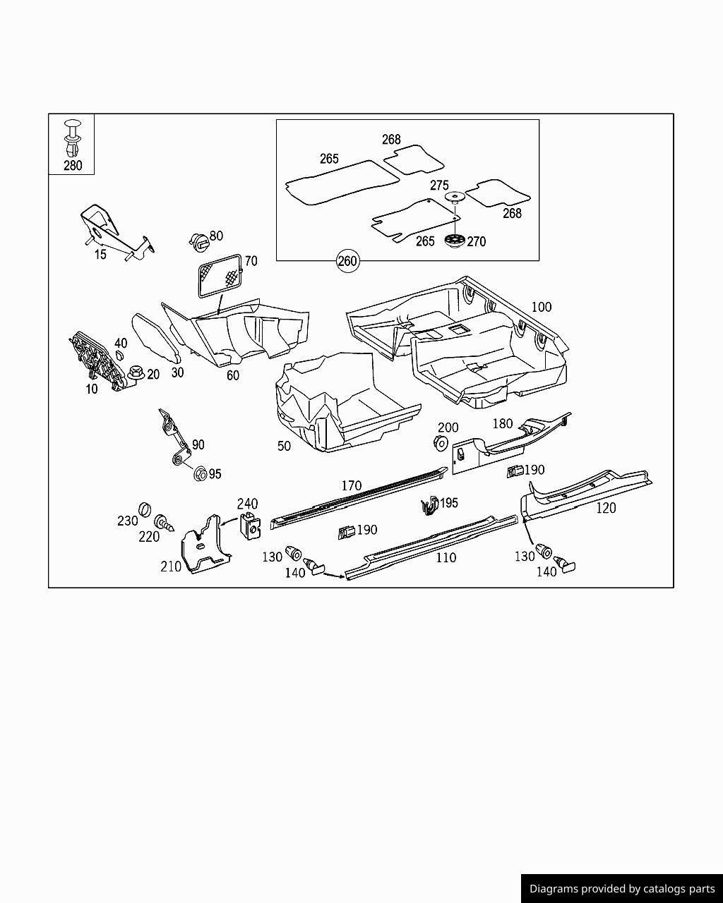 Car part diagram