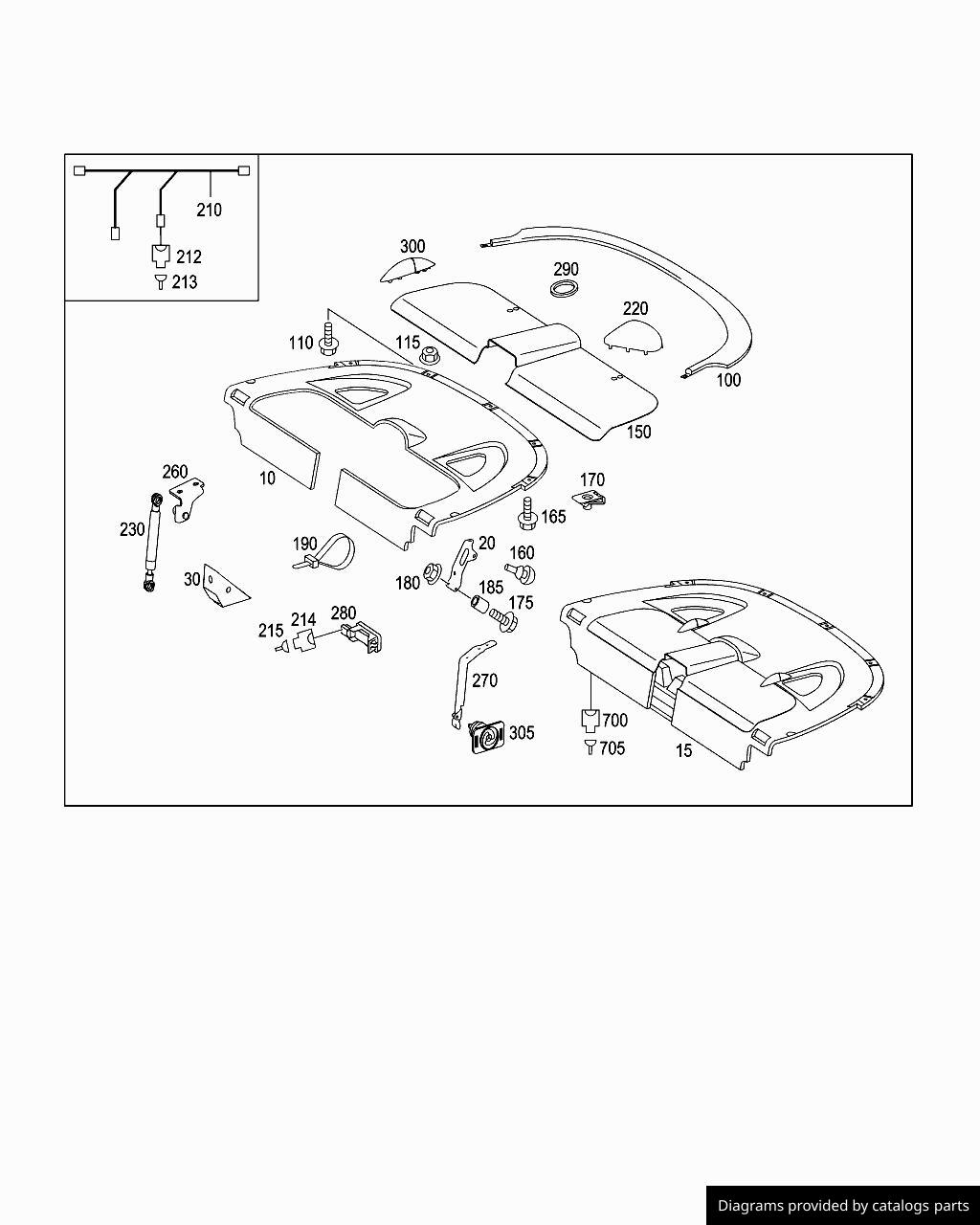 Car part diagram