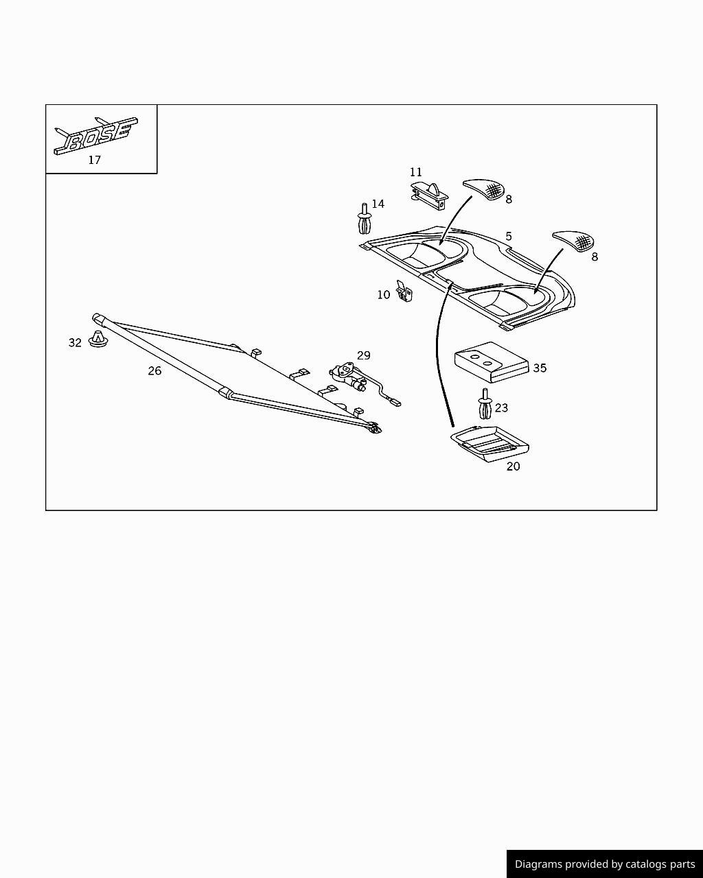 Car part diagram