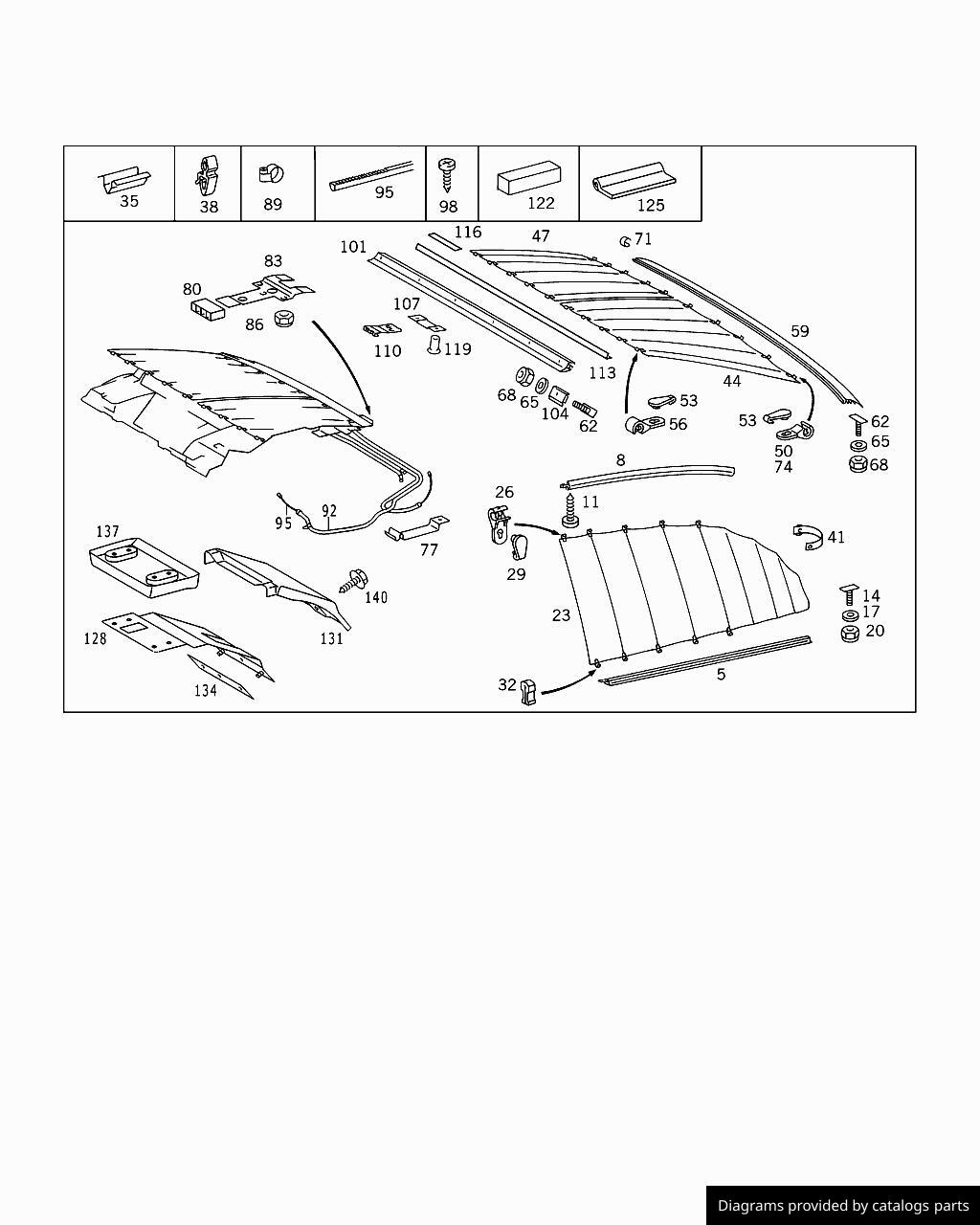 Car part diagram