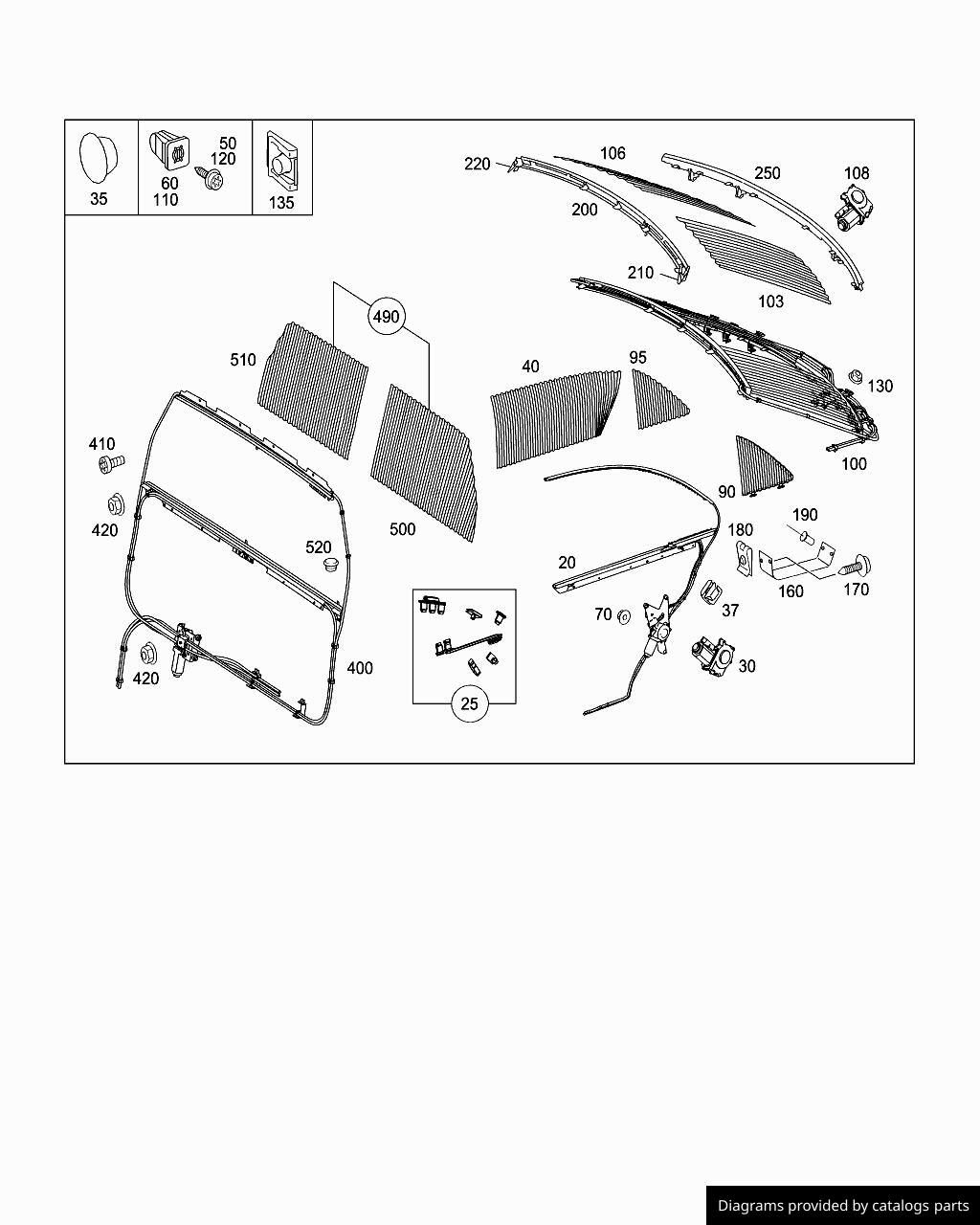 Car part diagram