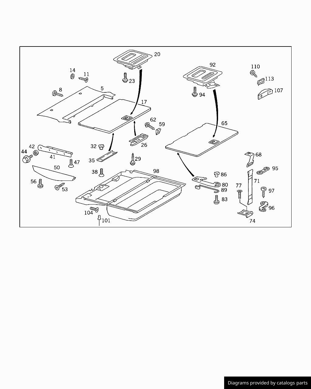 Car part diagram