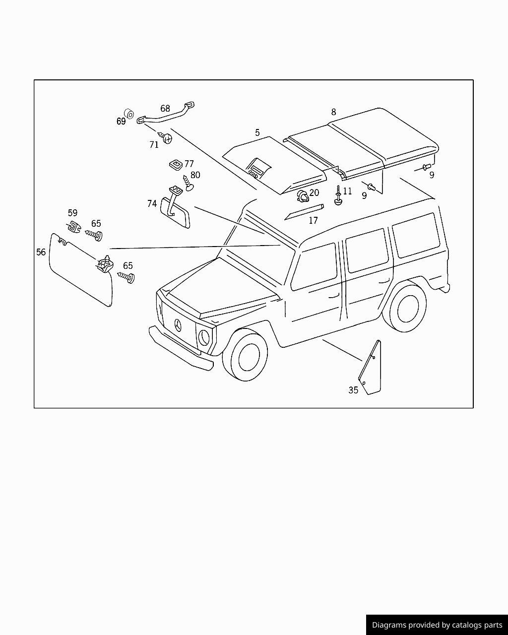 Car part diagram