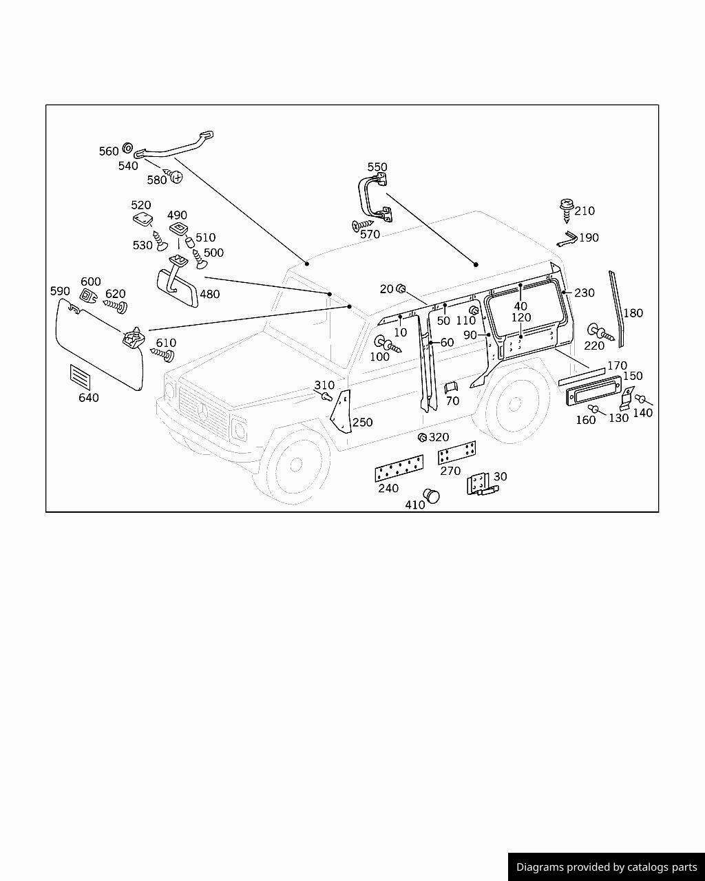 Car part diagram