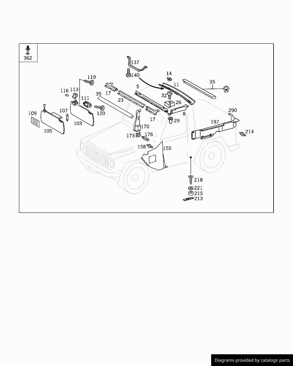 Car part diagram