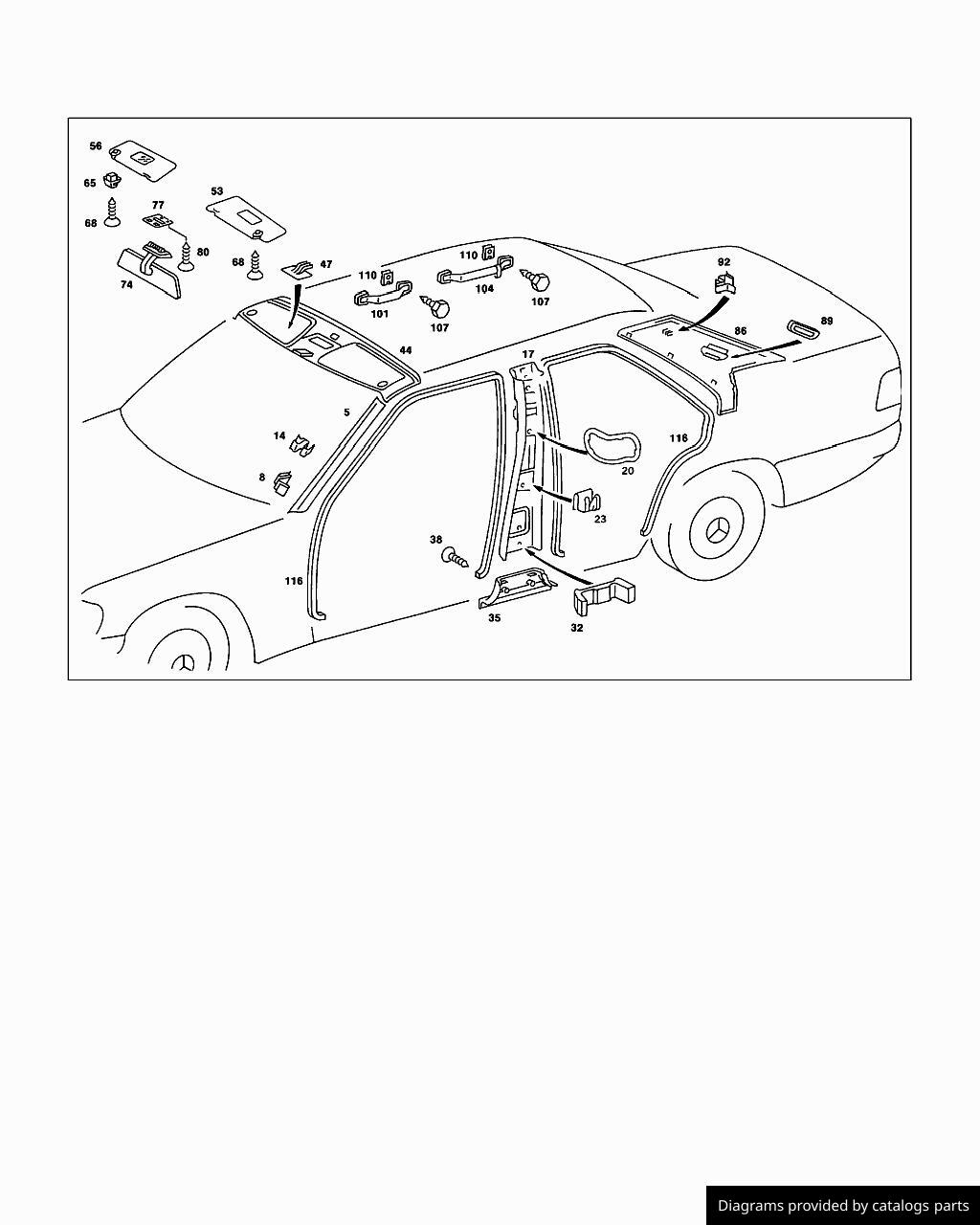Car part diagram