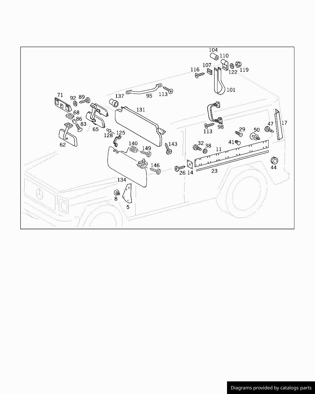 Car part diagram