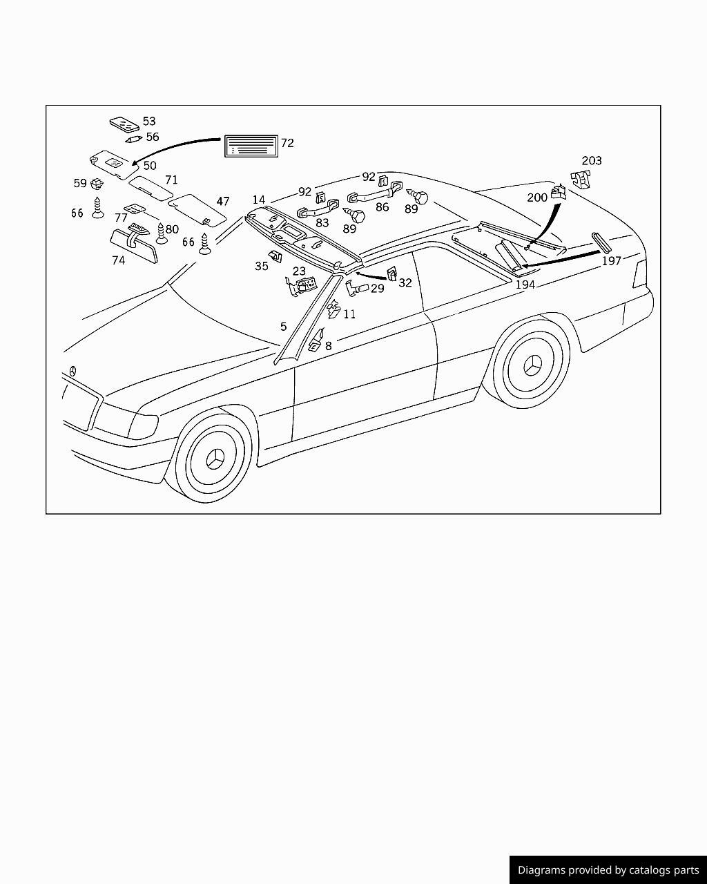 Car part diagram
