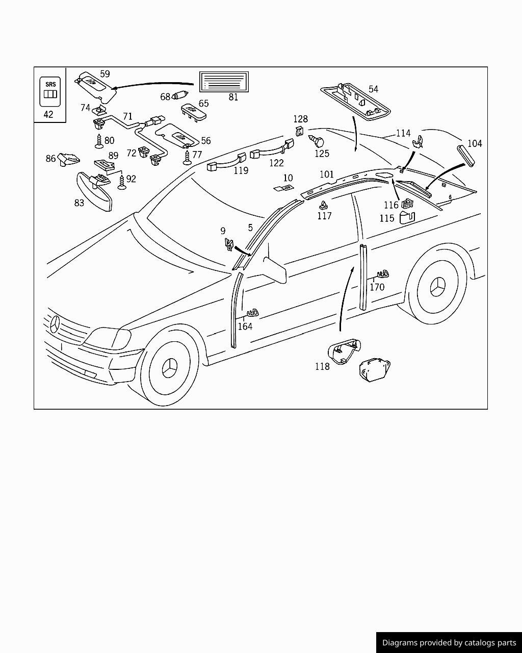 Car part diagram