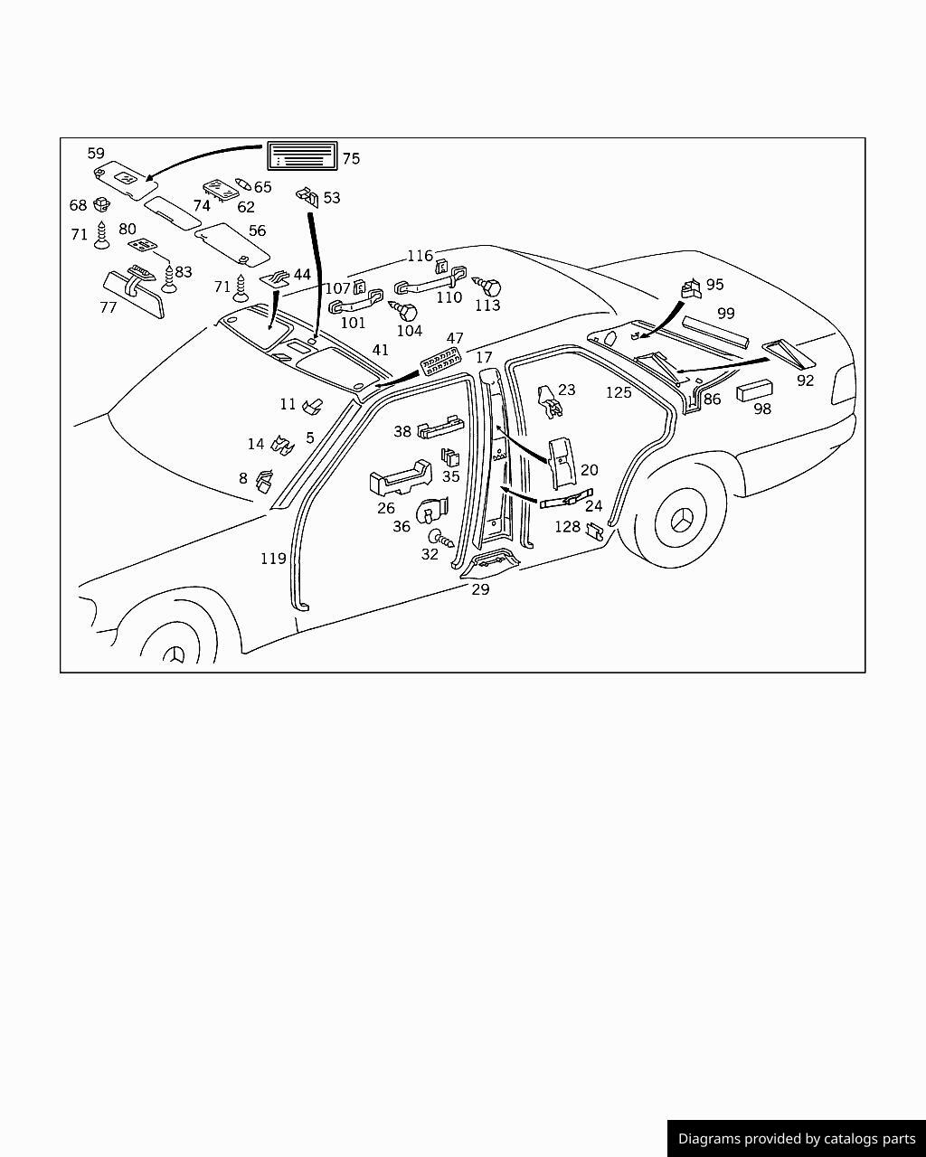 Car part diagram