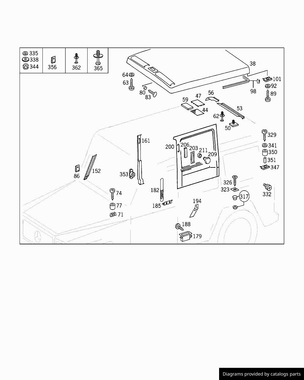 Car part diagram