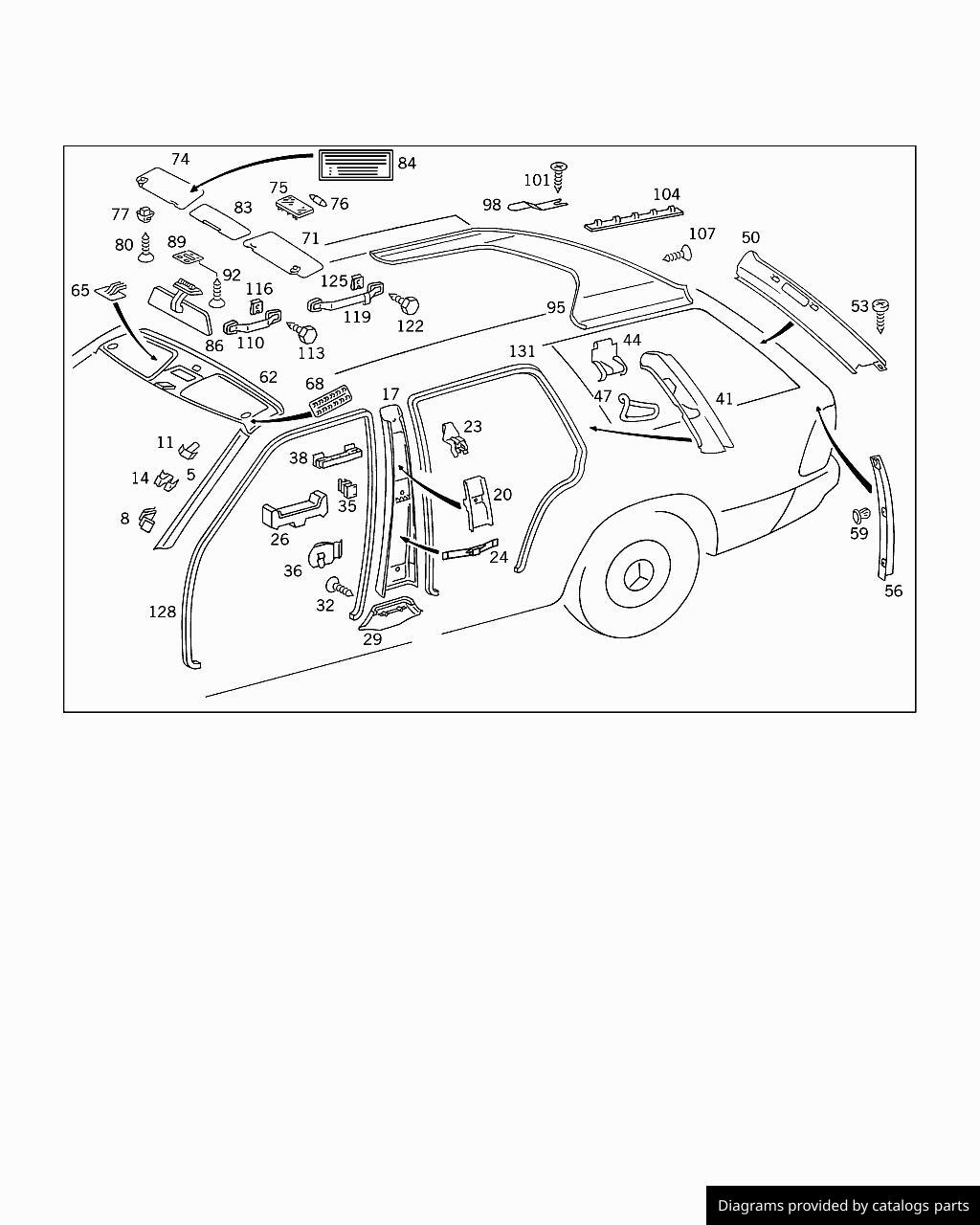 Car part diagram
