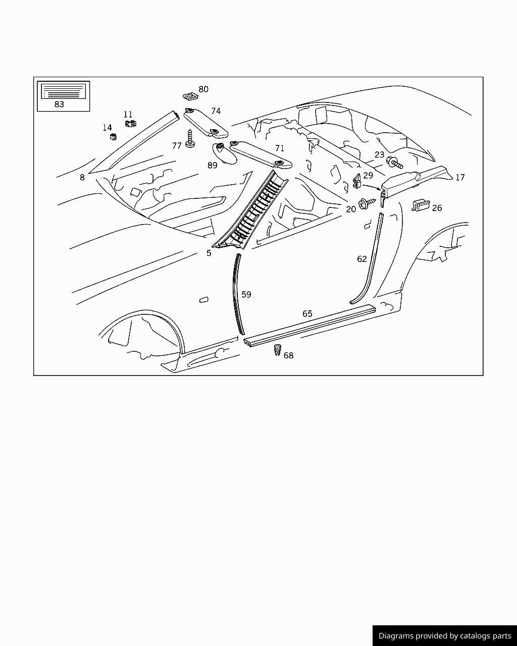 Car part diagram