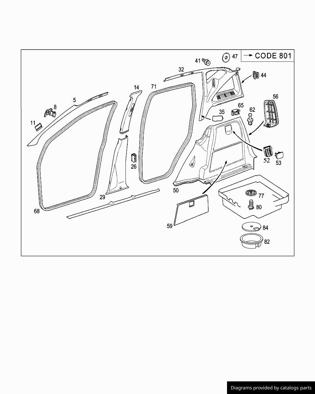Car part diagram